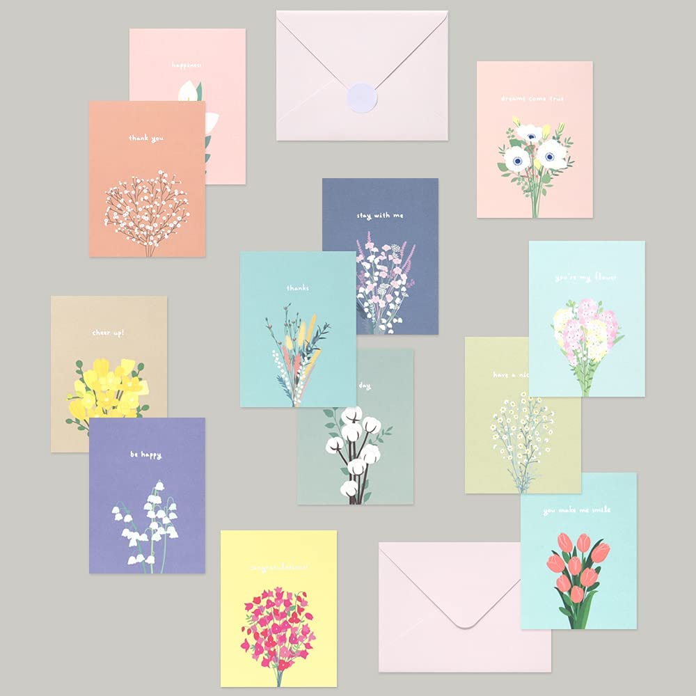Monolike Day-by-day Card, Moon - Mix 36 Mini Message cards,36 envelopes, 36 stickers Package - Image 6